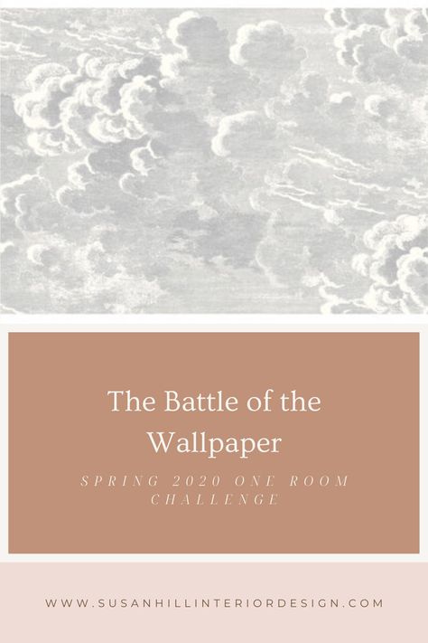 Spring 2020 One Room Challenge: Transforming and personalizing a bedroom for a teen girl. Bedrooms Wallpaper, Painted Bed Frames, Painted Beds, Bedroom Updates, Touch Of Gray, Hill Interiors, One Room Challenge, Bedroom Renovation, Challenge Week