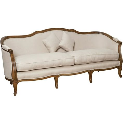 Another provincial sofa to drool over Cabriole Sofa, French Provincial Sofa, French Settee, Neoclassical Furniture, Dream Sofa, Lamp Tables, Victorian Sofa, Rustic Furniture Diy, French Provincial Furniture