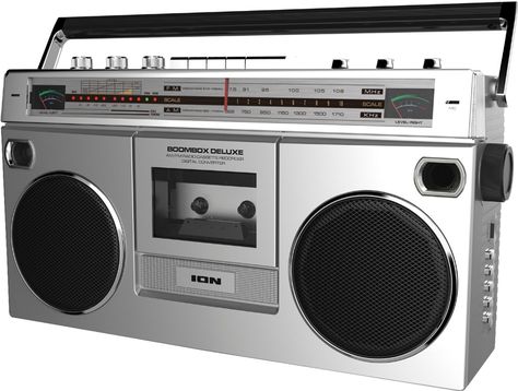 Going Old School with this ION Audio Boombox Deluxe Bluetooth Speaker! #oldschool #bestbuy #review Cassette Player, Break Dance, Fm Radio, Cassette Tapes, Rechargeable Battery, Portable Audio, Your Music, 40th Birthday, Car Radio