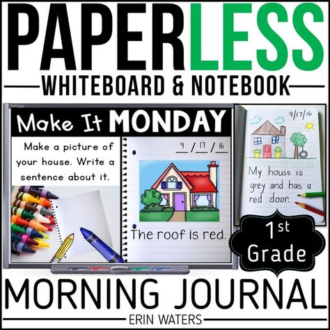 1st Grade Morning Work, 1st Grade Writing Prompts, Free Morning Work, Fun Prompts, Morning Journal Prompts, Morning Work Activities, Morning Journal, 1st Grade Writing, Bell Work