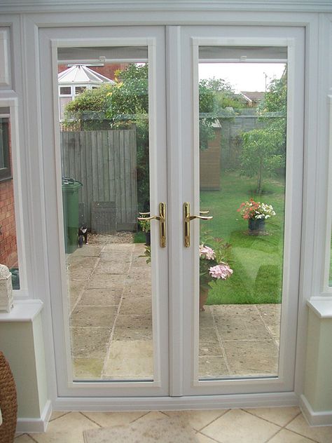 French Doors | ... UPVC Front Doors View our UPVC Back Doors View our UPVC French Doors French Doors With Side Windows, Rustic Entry Doors, Interior Double French Doors, French Door Windows, Double Patio Doors, Upvc French Doors, Metal Front Door, French Doors Exterior, French Doors Patio