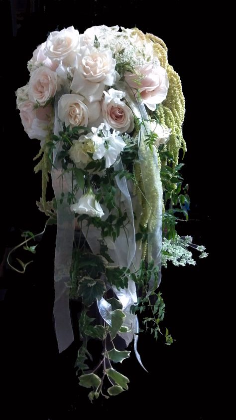 Massive Wedding Bouquet, Victorian Wedding Flowers Bridal Bouquets, Wedding Bouquet Hanging Flowers, Fae Wedding Bouquet, Giant Wedding Bouquet, 80s Wedding Bouquet, Fairytale Bouquet Wedding, 1920s Bridal Bouquet, Fairytale Wedding Flowers Bouquets