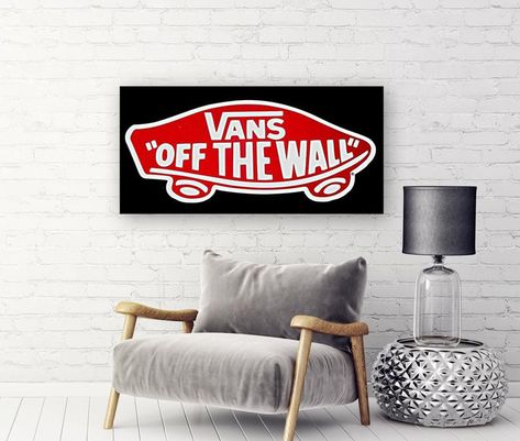 VANS Off The Wall Poster Surfing/ Skateboarding | Etsy Lover Wall Art, Retro Baseball, Baseball Posters, Baseball Art, Poster Classic, Sports Lover, Vans Off The Wall, Poster Retro, Vintage Baseball