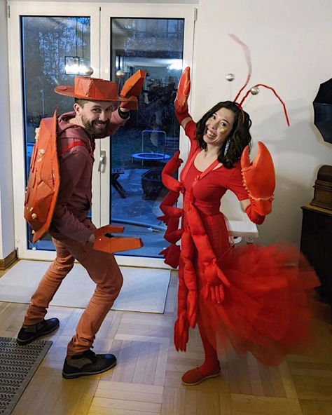 Shrimp Costume, Halloween Work Party, Crab Costume, Lobster Costume, Costume Box, Sea Costume, Rock Lobster, 20th Birthday Party, Diy Kostüm