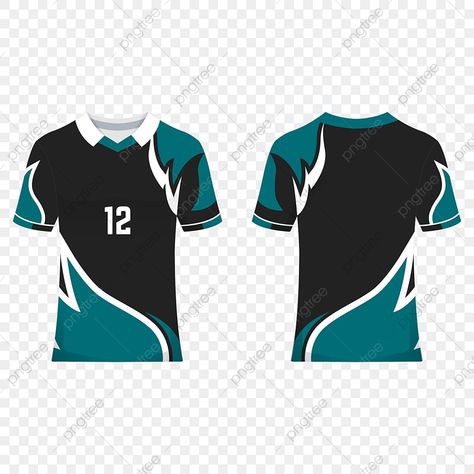 T Shirt Design For Sports, Neon Jersey Design, Netball Jersey Design, Handball Jersey Design, Black And White Jersey Design, Motif Jersey Futsal, Jersey Volly Design, Sport Tshirt Designs Graphics, Black Volleyball Jersey