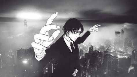 Lucifer Gif, Chrollo Lucifer, Album Art Design, Banner Gif, Anime Monochrome, Bleach Anime, Cute Art Styles, Dark Anime, Wallpaper Pc