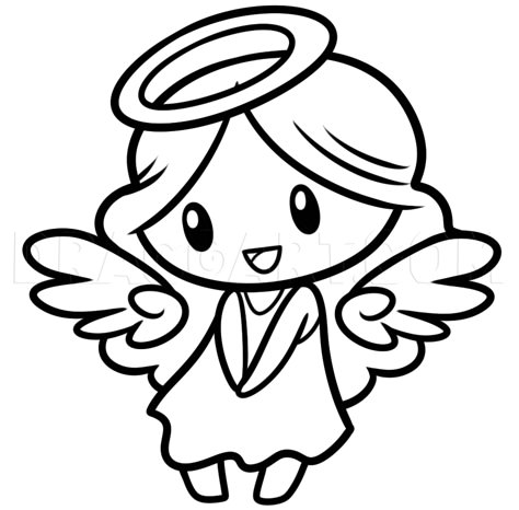 Halo Drawings, Angel Coloring Pages, Idee Cricut, Angel Drawing, Book Drawing, Guided Drawing, Animal Coloring Pages, Free Baby Stuff, Colouring Pages