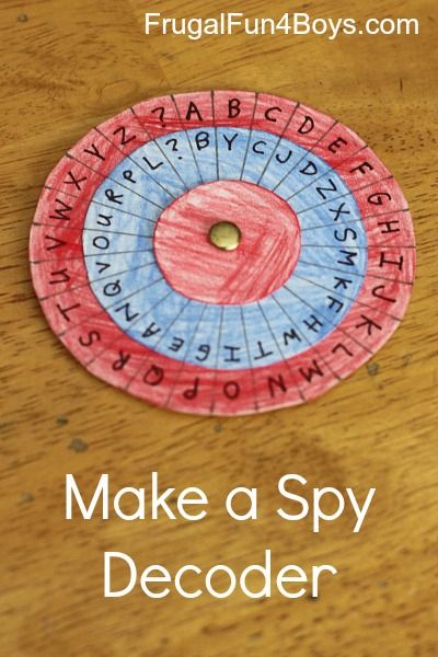 Make a spy decoder - this decoder has 27 different codes in one!  Perfect for sending encrypted messages to friends! Spy Decoder, Breakout Games, Ela Games, Spy School, Abstract Thinking, Encrypted Messages, Steam Ideas, Spy Party, Spy Games