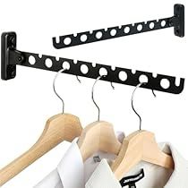 Clothes Hanging Ideas, Laundry Hanging Rack, Wall Drying Rack, Wall Mounted Clothes Drying Rack, Laundry Hanging, Clothes Hanger Rack, Laundry Hanger, Wash Dry Fold, Folding Laundry