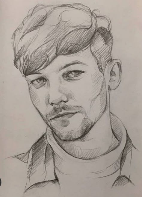 One Direction Drawings, One Direction Art, Harry Styles Drawing, Art Sketches Doodles, Animation Art Sketches, Pencil Sketches, Arte Sketchbook, Art Drawings Sketches Creative, Pencil Art Drawings