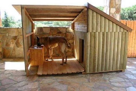 Cool Designs - Imgur Dog House With Porch, Big Dog House, Luxury Dog House, Dog House Plan, Kennel Ideas Outdoor, Cheap Dog Kennels, Luxury Dog Kennels, Indoor Dog House, Build A Dog House