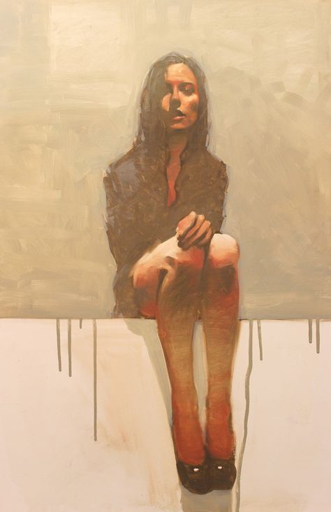 Michael Carson-"Cracked Foundation" Anne Magill, Michael Carson, Portrait Models, Malcolm Liepke, High Key, Figurative Artwork, Figurative Artists, Figurative Painting, Environmental Art