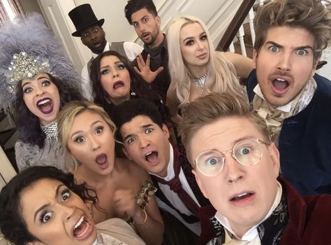 Yaaaaaas escape the night season 2 cast Escape The Night Season 2, Colleen Ballinger, Tana Mongeau, Escape The Night, Ricky Dillon, Liza Koshy, Vlog Squad, Joey Graceffa, Beautiful Series