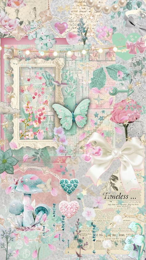 ⋅⋆⁺𐚁♡ও⁺⋆⋅ @melissablair remix #aesthetic #pastel #cute #pretty #pink #teal #trending #butterfly Pink And Teal Wallpaper, Remix Aesthetic, Teal Aesthetic, Pastel Butterflies, Teal Wallpaper, Decoupage Vintage, Aesthetic Pastel, Teal And Pink, Pastel Aesthetic