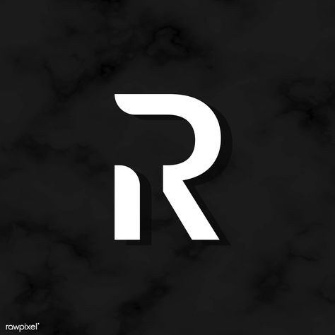 Capital letter R modern typography vector | premium image by rawpixel.com / Aew Capital R, R Letter, Single Letter, Capital Letters, Modern Typography, Letter R, Lettering Fonts, Free Illustrations, Premium Vector