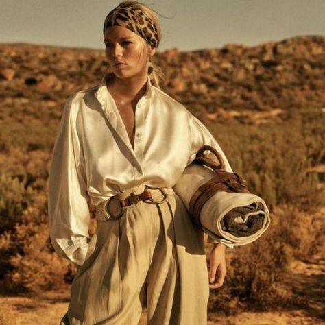 28 Safari Outfit Ideas 19 Safari Outfit Women Costume, Safari Fashion Women, Safari Costume Women, Safari Outfit Ideas, Out Of Africa Style, Safari Outfit Women, Lachlan Bailey, Safari Costume, Techno Outfit