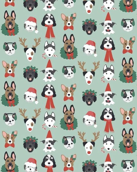 Dog Christmas Wallpaper, Christmas Dog Wallpaper, Winter Desktop Background, Christmas Wallpaper Ipad, Watercolor Christmas Cards Diy, Xmas Printables, Christmas Scrapbook Paper, December Wallpaper, Cute Thank You Cards