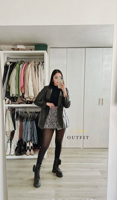 Grown Outfits, Cute Trendy Outfits, Women Winter Outfits, Leather Shacket, Winter Outfits For Women, Outfit Botas, Fall 2024 Fashion, Fiesta Outfit, Outfit Mujer