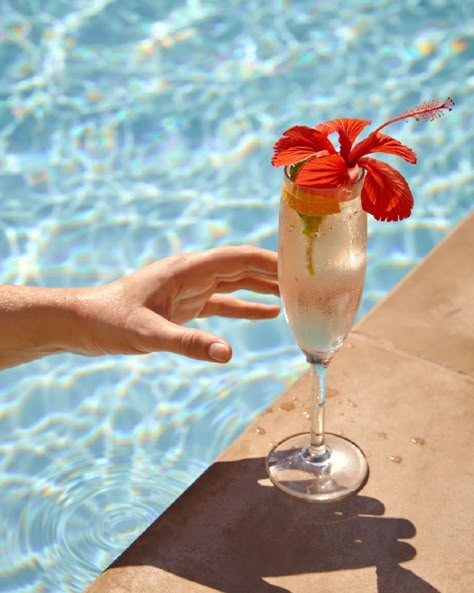 Rosewood Baha Mar on Instagram: “Cheers to the weekend! 🥂 #RosewoodHotels #RosewoodBahaMar #ASenseofPlace #ASenseofTaste #RWJourneys” Spa Lifestyle Photography, Pool Product Photoshoot, Food By The Beach, Resort Drinks, Beach Club Aesthetic, Rosewood Baha Mar, Pool Lifestyle, Pool Food, Pool Cocktails