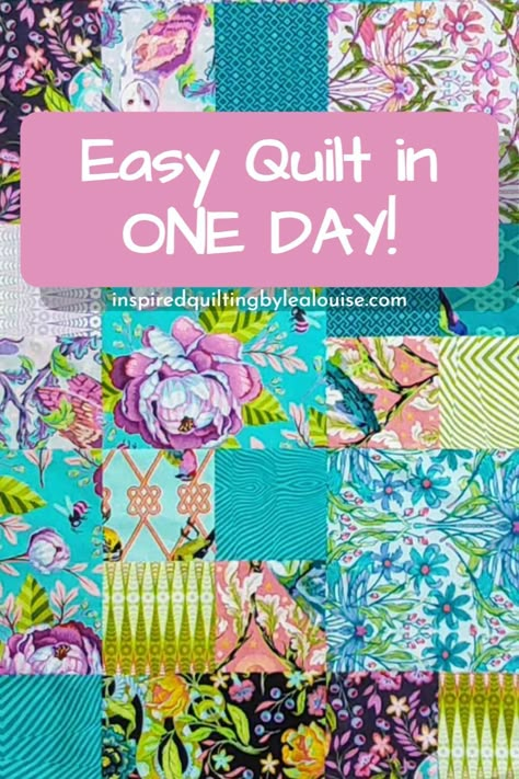 EASIEST Charm Square Quilt in ONE DAY! So how can you create this perfect quilt in one day? So simple! Use a basic 4-patch layout to create a fantastic design that looks distinctive every time. An easy quilt in one day uses most any precut for perfect results! This basic 4-patch creates a fantastic design every time!! Scrappy Charm Pack Quilt Patterns, Easy Quilt Patterns Using 5 Inch Squares, 10 Inch Fabric Squares Projects, Quilting With Precuts, Quilts Using 4 Inch Squares, Easy Square Quilt Patterns, Quilt Patterns Using 2 1/2 Inch Squares, 4 Patch Quilt Ideas Block Patterns, 5x5 Quilt Squares Free Pattern