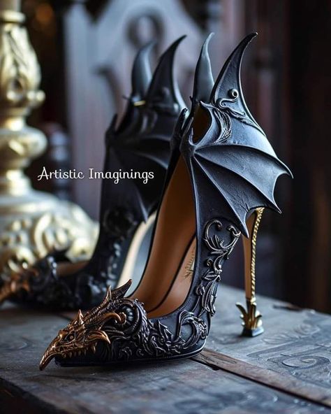 Dnd Outfits, Art Costumes, Fantasy Shoes, Rich Person, Whimsical Shoes, Couture Heels, Beauty 2023, Artistic Shoes, Magic Shoes