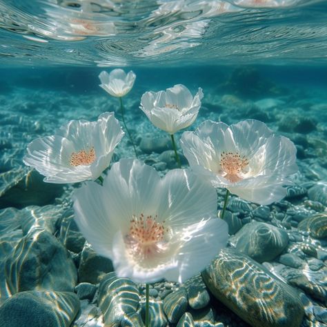 Lаиↁѕссарэ on Tumblr: Image tagged with landsccape, paradise, nature Aquatic Animals Pictures, Mermaid Oc, Fairies Aesthetic, Underwater Flowers, Galaxy Flowers, Ocean Plants, Underwater Plants, Water Fairy, Creative School Project Ideas