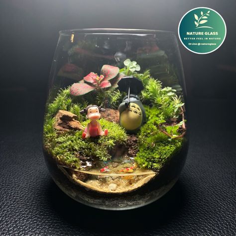 Line@natureglass Cute Terrarium, Fairy Garden, Terrarium, Pre Order, So Cute