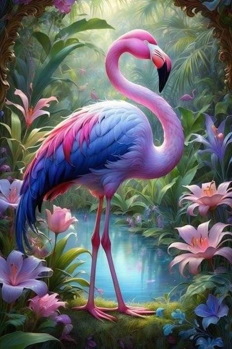 Flamingos Art Illustration, Geisha Artwork, Social Media Hashtags, Pink Flamingo Wallpaper, Flamingo Pictures, Beautiful Flamingo, Flamingo Art Print, Pink Swan, Tire Art