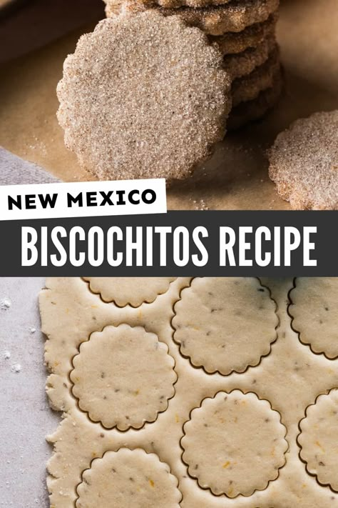 Biscochitos Anise Shortbread Cookies, Bisconie Recipe, Peruvian Cookies, Mexican Christmas Cookies, New Mexico Cookies, Mexican Cinnamon Cookies, Mexican Pink Cookies Recipe, Navajo Blue Corn Cookies, Biscochitos Recipe