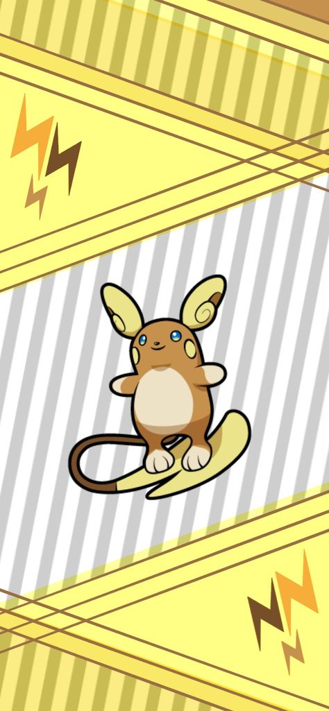 Alolan Raichu - Character from Pokémon, Wallpaper edit by me Raichu Wallpaper, Alolan Raichu, Pichu Pikachu Raichu, Pokémon Wallpaper, Pikachu Raichu, Pokemon Wallpaper, Anime One, One Piece (anime), Pikachu