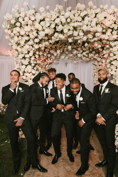 Wedding Beauty Checklist, Sterling Shepard, Beverly Hills Wedding, Chanel Iman, Wedding Photo Album, Inexpensive Wedding, Wedding Groomsmen, Beautiful Wedding Photos, Wedding Photo Albums