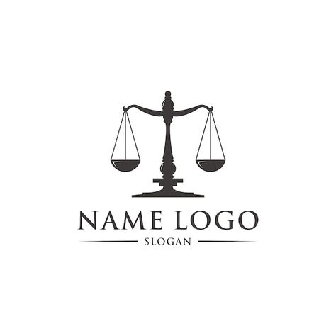 Vector law logo template | Premium Vector #Freepik #vector #attorney-logo #law-logo #legal-logo #lawyer-logo Chamber Logo, Lawyer Logo, Office Logo, Law Logo, Book Logo, Law Books, Law Office, Name Logo, Scarf Men