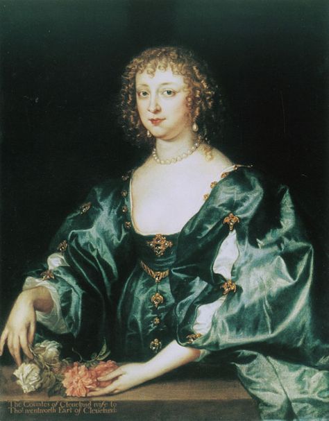 Anthony van Dyck, c. 1635 - - - Anne Crofts 1640s Fashion, Peter Lely, Fashion Through The Ages, Arsenic Green, 17th Century Portraits, 17th Century Fashion, Lorenzo Bernini, Anthony Van Dyck, Fashion Timeline