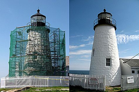 Pemaquid Point Light history - NEW ENGLAND LIGHTHOUSES: A VIRTUAL GUIDE New England Lighthouses, Point Light, Willis Tower, Lighthouse, New England, Maine, History, Building