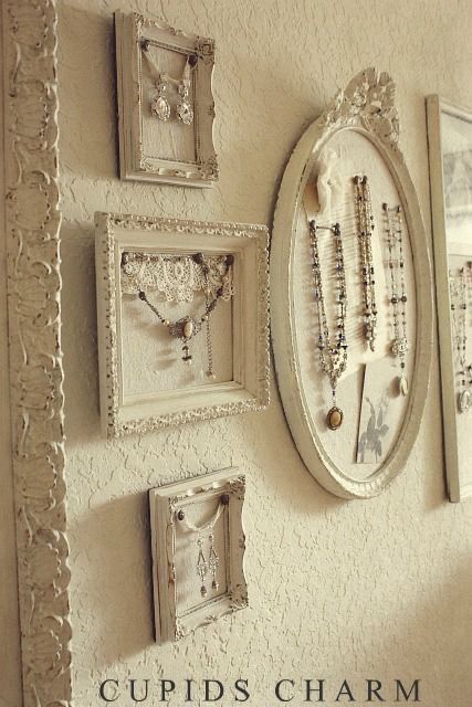 Jewelry Wall Display, Jewerly Display, Jewerly Organizer, Jewelry Storage Diy, Jewerly Displays, Jewelry Display Cards, Jewelry Organizer Wall, Diy Jewelry Display, Jewelry Wall