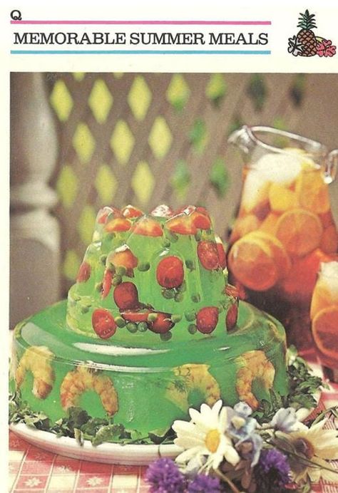 70s Dinner Party, 70s Food, Ugly Food, Gross Food, 70s Party, Food Ads, Weird Food, Retro Recipes, Kool Aid