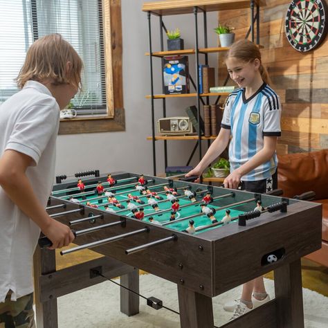 EastPoint Sports 48" Fairmont Foosball Table | Wayfair Ball Room Design, Foose Ball Table, Foosball Tables, Youth Game, Foosball Table, Air Hockey, Foosball, Christmas Storage, Menu Furniture