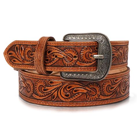 Western Men Gifts, Custom Leather Belts Western Men, Counrty Belts, Southwestern Leather Belt Buckles For Western-themed Events, Handmade Brown Western Belt, Country Belts, Adjustable Brown Western Belt, Mens Western Wear, Tooled Leather Belts