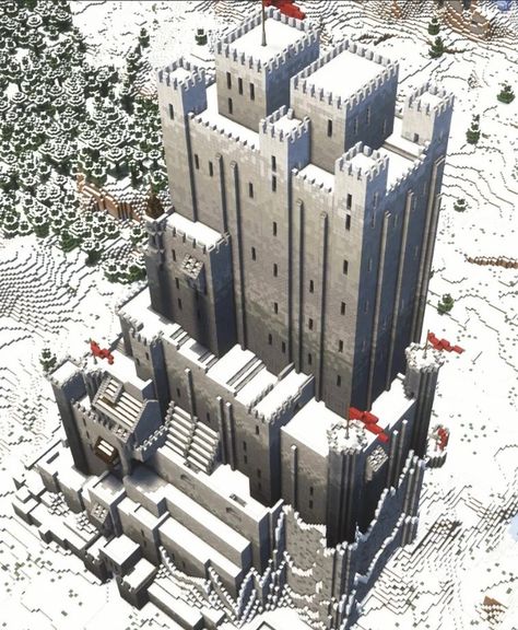 Minecraft Sci Fi Interior, Minecraft Rail Station, Ancient Minecraft Builds, Snow Builds Minecraft, Castle Tower Minecraft, Minecraft Dark Castle, Minecraft Castle Tower, Minecraft Pillar, Gothic Minecraft Builds