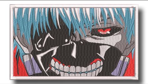 Clothing Patches, Anime Outfits, Tokyo Ghoul, Embroidery Designs, Tokyo, Embroidery, Anime, Design