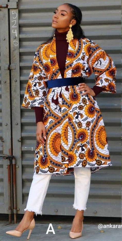 Throw Ons For Women, Kimono Styles, Afrocentric Clothing, Afro Punk Fashion, Goddess Fashion, Joseph Fashion, African Fabric Dress, Mode Kimono, African Dresses For Kids