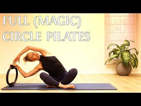 Full Magic Circle Pilates Workout - YouTube Magic Circle Pilates, Pilates Workout Youtube, Pilates Circle, The Magic Circle, Workout Youtube, Pilates Ring, Magic Circle, Pilates Workout, Pilates