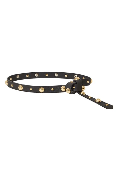 B-Low the Belt Tilly Moto Studded Leather Belt | Nordstrom