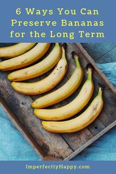 6 Ways You Can Preserve Bananas for the Long Term. Preserve Bananas, Recipes With Bananas, Traditional Homemaking, Preserving Fruit, Storing Food Long Term, Homestead Cooking, Canning Granny, Homesteading Life, Frugal Food