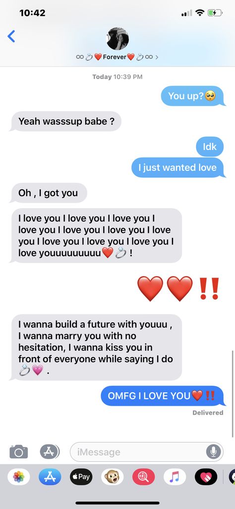 Find yourself someone like this I Want You Text Messages For Him, Message To Crush, I Really Love You Text Messages, Babe Text Messages, I Appreciate You Text Messages For Him, How Much I Love You Text Messages, Funny Relationship Goals, Couple Goals Texts, Cute Couple Text Messages