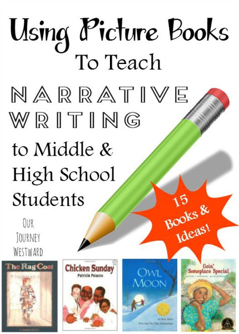 Using picture books is a great way to teach the narrative writing style to older students! Teaching Narrative Writing, 6th Grade Writing, Writing Skill, Teach Writing, Attention Getters, Attention Grabbers, Homeschool Writing, Ela Writing, Skill Building