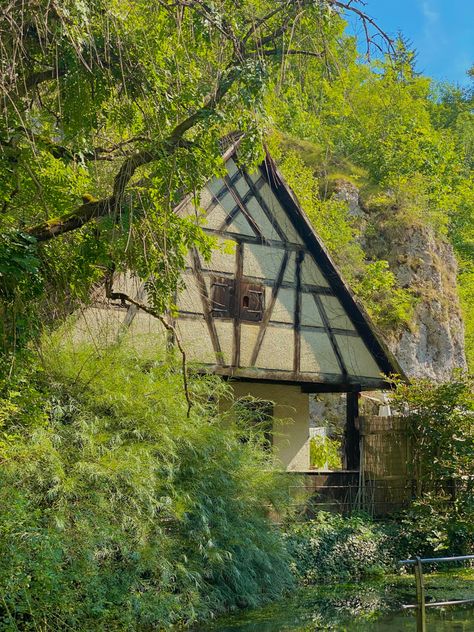 Cute cottage core cottage in German countryside Germany Cottagecore, Germany Countryside, Berlin Party, German Countryside, Language Of Flowers, Party Girl, Travel Inspo, Germany Travel, Party Girls