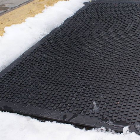 Snow Melting Mats Snow Melting Mats, Fire Pit Mat, Ice Melter, Snow Melt, Wood Decks, Ice Dams, Deck Fire Pit, Diy Snow, Ice Remover