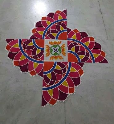 Diwali Rangoli Rangoli Designs Latest Unique For Diwali Easy, Unique Rangoli Designs Diwali Latest, Rangoli Designs Latest Unique For Diwali, Diwali Rangoli Designs Unique, Easy Rangoli For Diwali, Diwali Rangoli Easy, Artistic Rangoli, Marghazhi Kolam, Rangoli Images