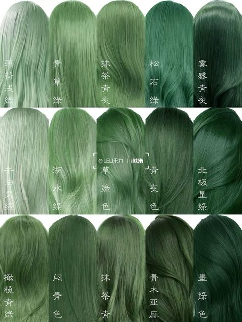 Classy Green Hair Colors Chic Ideas for a Luxe Look Olive Hair, Dark Green Hair, Green Hair Dye, Dyed Hair Inspiration, Pretty Hair Color, Dye My Hair, Hair Dye Colors, Hair Reference, Hair Inspiration Color